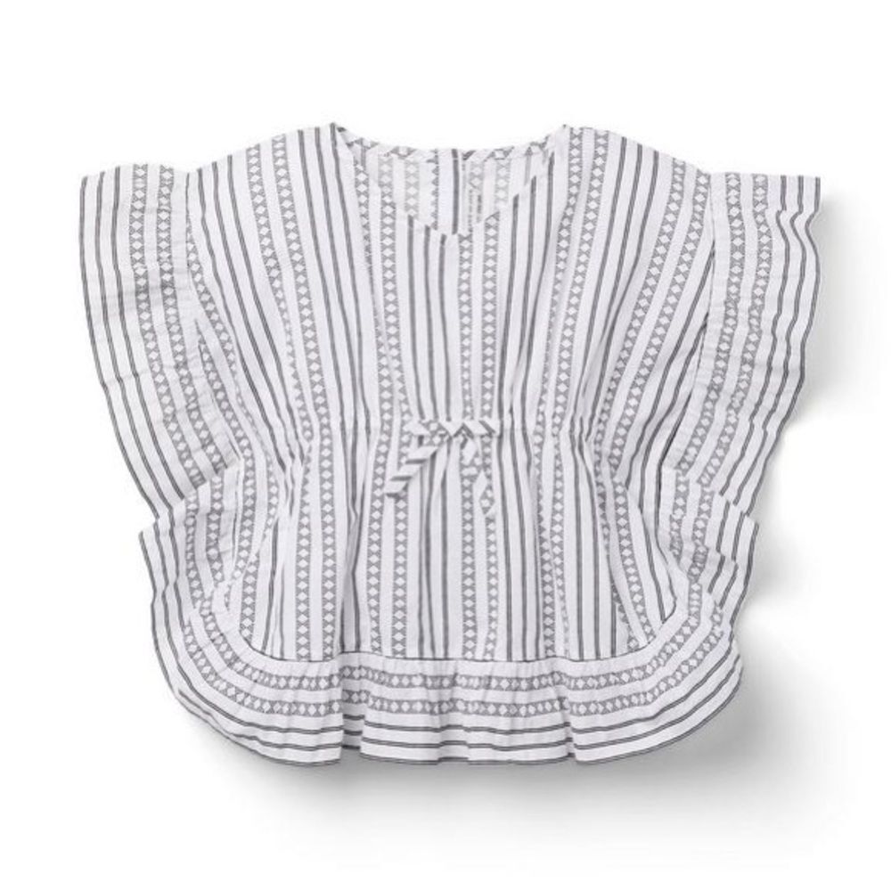 Janie and Jack GEO STRIPED SWIM COVER-UP size 6
